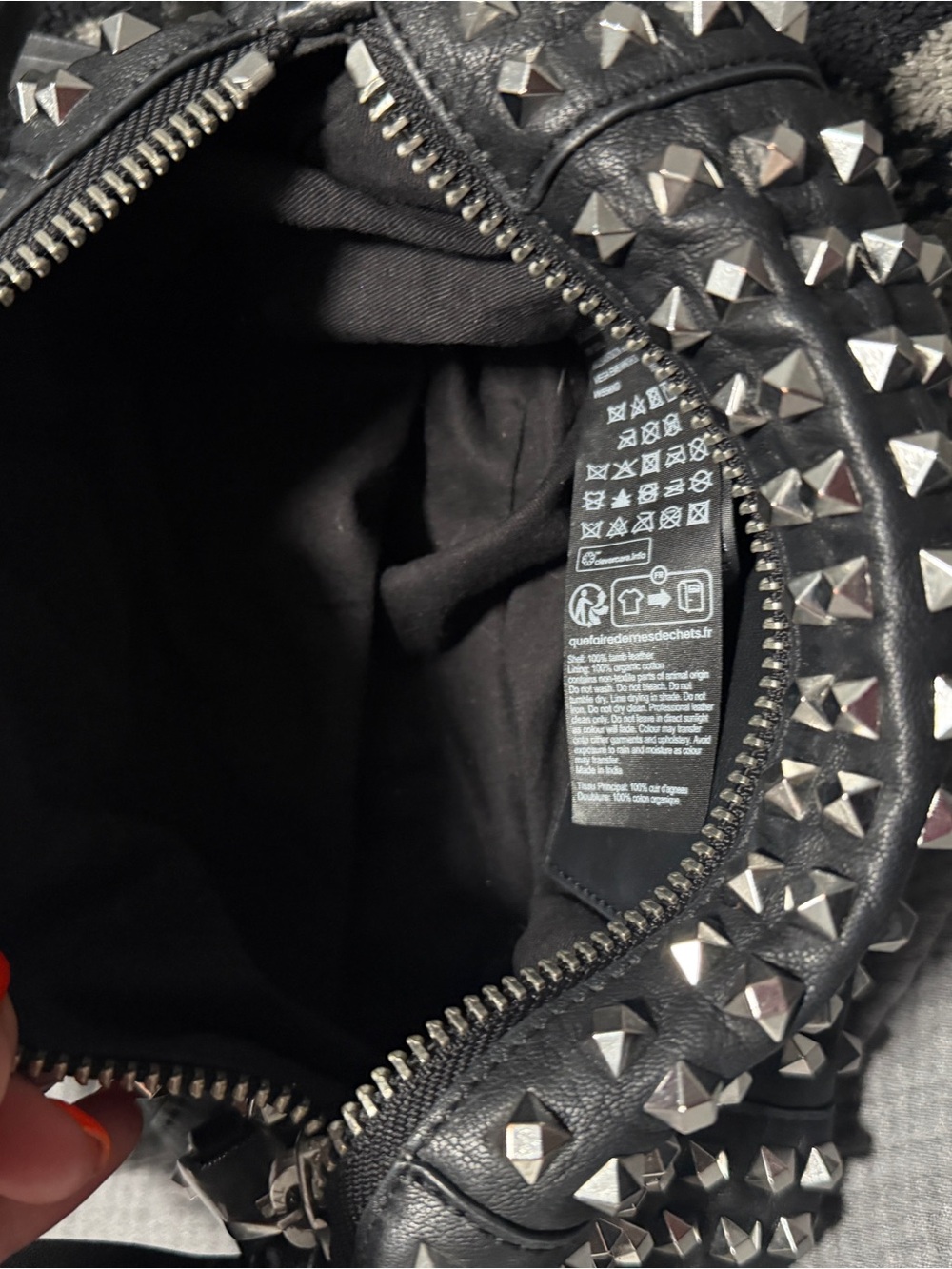 All saints Studded vela Bag - Picture 3 of 8